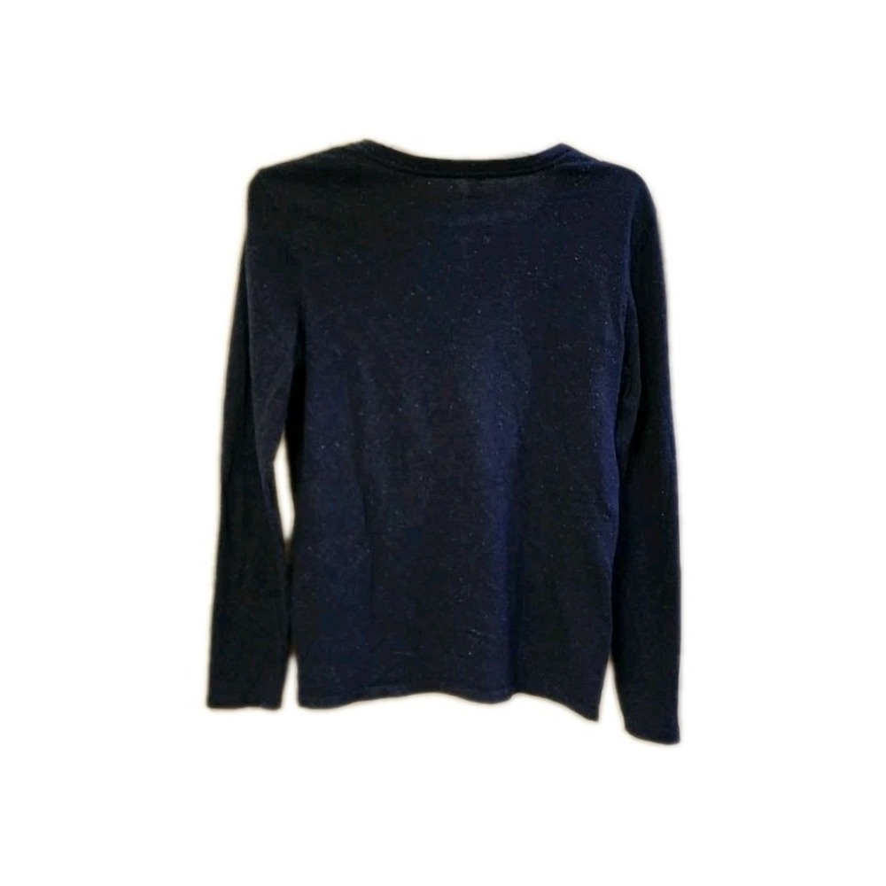 Carhart Ralaxed Fit Blue Speckeled Long Sleave Shirt Womens M (8-10) - Picture 2 of 6
